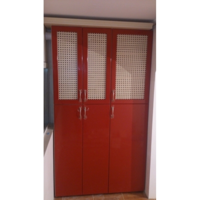 Кухня (червоний/білий) індивідуальне замовлення №129 (0мм x 0мм x 0мм)