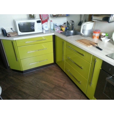 Кухня (салатовий) індивідуальне замовлення №146 (0мм x 0мм x 0мм)