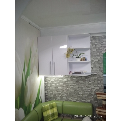 Кухня (салатовий/білий) індивідуальне замовлення №130 (0мм x 0мм x 0мм)