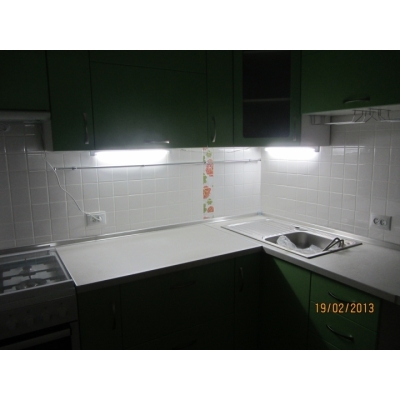 Кухня (салатовий/білий) індивідуальне замовлення №138 (0мм x 0мм x 0мм)