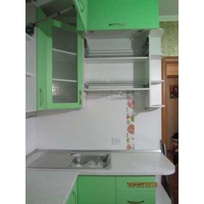 Кухня (салатовий/білий) індивідуальне замовлення №138 (0мм x 0мм x 0мм)