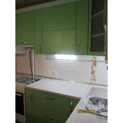 Кухня (салатовий/білий) індивідуальне замовлення №138 (0мм x 0мм x 0мм)