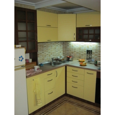 Кухня (жовтий/горіх Еко) індивідуальне замовлення №210 (0мм x 0мм x 0мм)