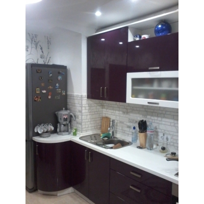 Кухня (фіолетовий/білий) індивідуальне замовлення №166 (0мм x 0мм x 0мм)
