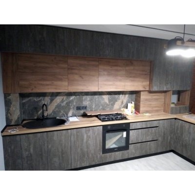 Кухня (Бетон/Дуб Сонома) індивідуальне замовлення №436 (0мм x 0мм x 0мм)