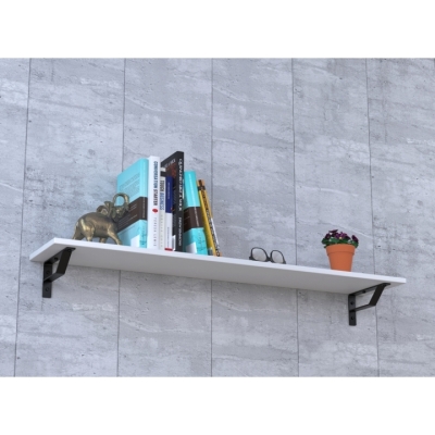 Полка PL-6-18 Loft Design Белый 112 см