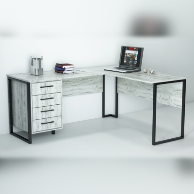 Офисный стол лофт СУЛА-2-1 Гамма стиль