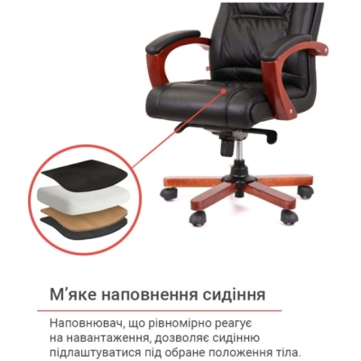 Кресло АКЛАС Артур EX MB Черное