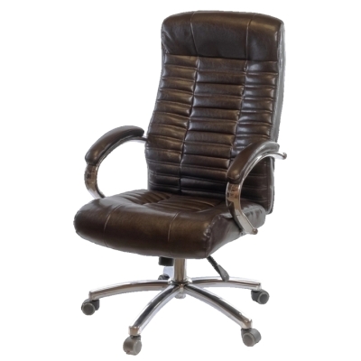 Крісло АКЛАС Атлант CH ANF (XY-7147-1) (PU Темно-коричневий)