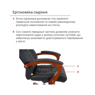 Кресло АКЛАС Атлант EX MB Черное