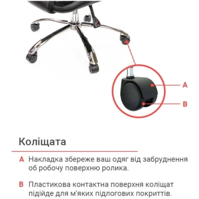 Кресло АКЛАС Бешар CH ANF (PU Черный)