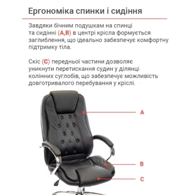 Кресло АКЛАС Бешар CH ANF Черное