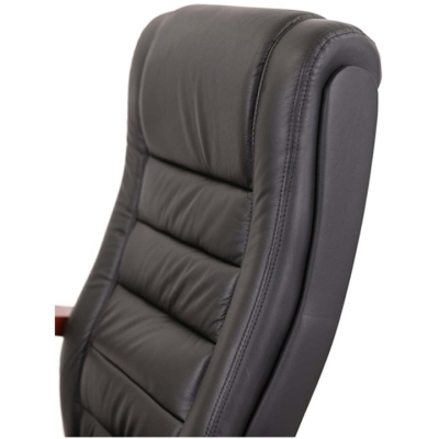 Кресло АКЛАС Гаспар ЕХ МB (Кожа LC-A Black)