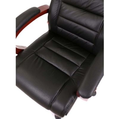 Кресло АКЛАС Гаспар ЕХ МB (Кожа LC-A Black)