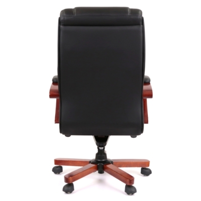 Кресло АКЛАС Гаспар ЕХ МB (Кожа LC-A Black)