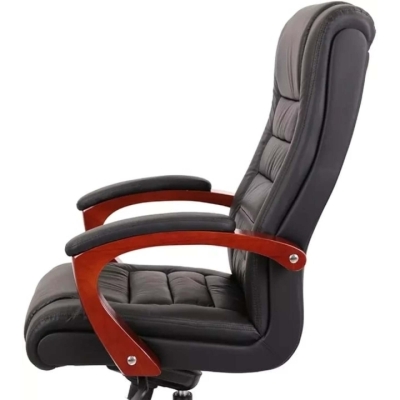 Кресло АКЛАС Гаспар ЕХ МB (Кожа LC-A Black)