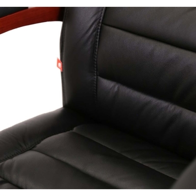 Кресло АКЛАС Гаспар ЕХ МB (Кожа LC-A Black)