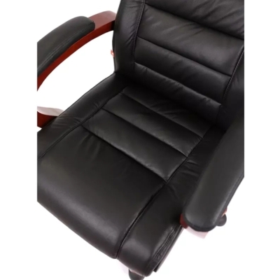 Кресло АКЛАС Гаспар ЕХ МB (Кожа LC-A Black)