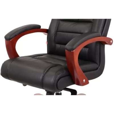 Кресло АКЛАС Гаспар ЕХ МB (Кожа LC-A Black)