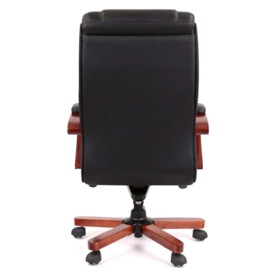 Кресло АКЛАС Гаспар ЕХ МB (Кожа LC-A Black)