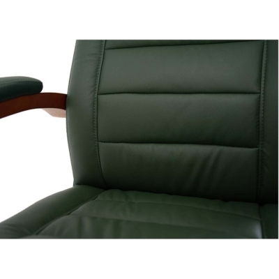 Кресло АКЛАС Гаспар ЕХ МB (Кожа Lux LC Green)