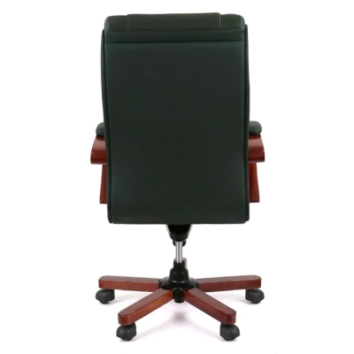 Кресло АКЛАС Гаспар ЕХ МB (Кожа Lux LC Green)