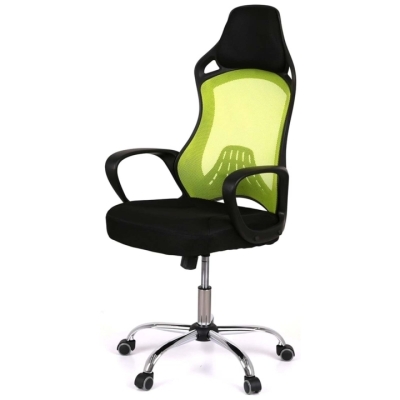 Кресло АКЛАС Дорос CH Tilt (Черный/Салатовый)