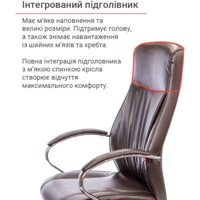 Кресло АКЛАС Дрим CH ANF Коричневое