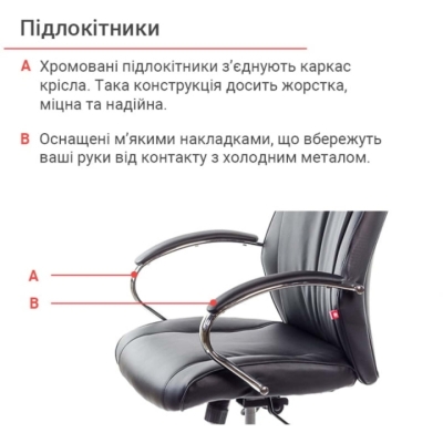 Кресло АКЛАС Дрим CH ANF (PU Черный)