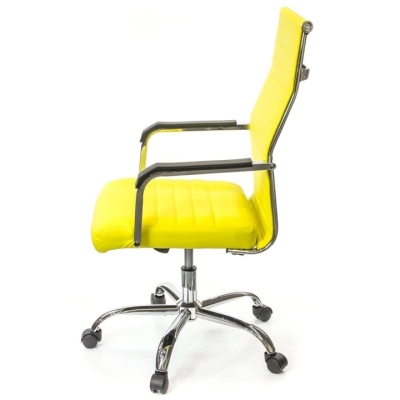 Кресло АКЛАС Кап FX СН TILT Желтый (PU yellow)