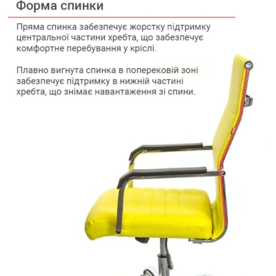 Кресло АКЛАС Кап FX СН TILT Желтое