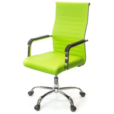 Кресло АКЛАС Кап FX СН TILT (PU Lime green)