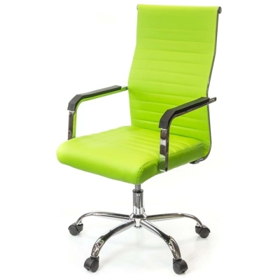 Кресло АКЛАС Кап FX СН TILT Зеленый (PU lime green)