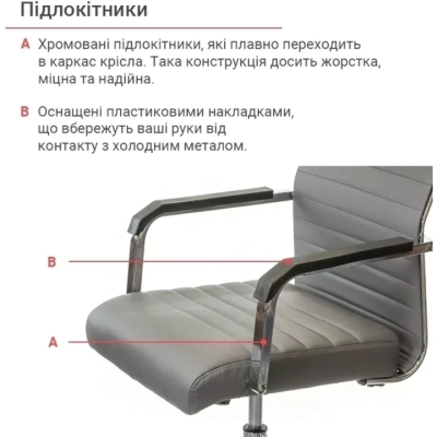 Кресло АКЛАС Кап FX СН TILT (PU Grey)