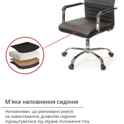 Кресло АКЛАС Кап FX СН TILT (PU Черный)