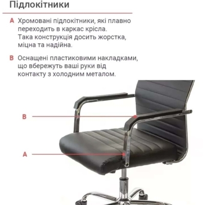 Кресло АКЛАС Кап FX СН TILT (PU Черный)