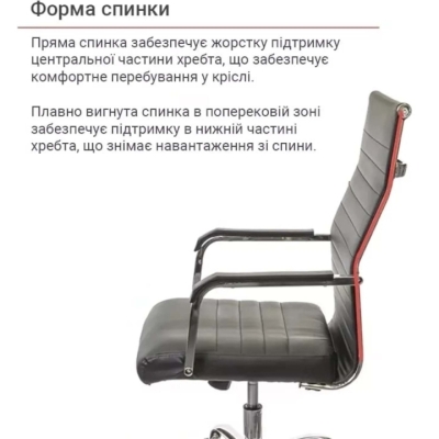 Кресло АКЛАС Кап FX СН TILT (PU Черный)