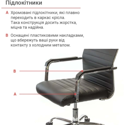 Кресло АКЛАС Кап FX СН TILT Черный (PU-черный)