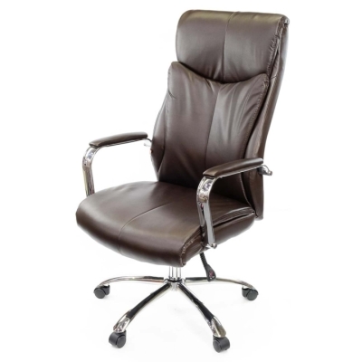 Кресло АКЛАС Маккай CH ANF Коричневый (PU-темно-коричневый)
