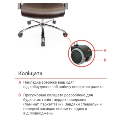 Кресло АКЛАС Маккай CH ANF Коричневое