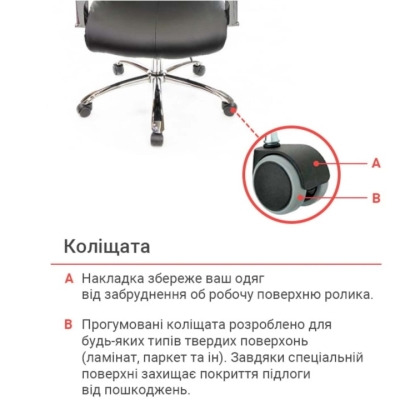 Кресло АКЛАС Маккай CH ANF (PU Черный)