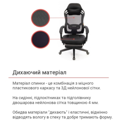 Кресло АКЛАС Мердок PL RL Черное