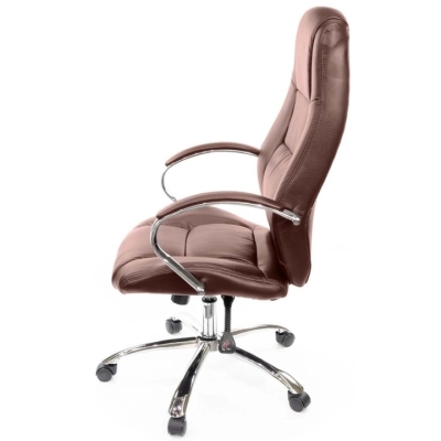 Кресло АКЛАС Оран CH ANF (PU Темно-коричневый)