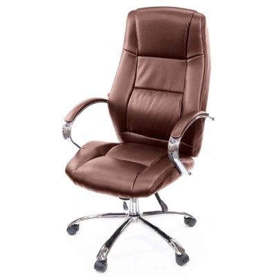 Кресло АКЛАС Оран CH ANF (PU Темно-коричневый)