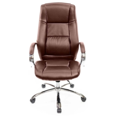 Кресло АКЛАС Оран CH ANF (PU Темно-коричневый)
