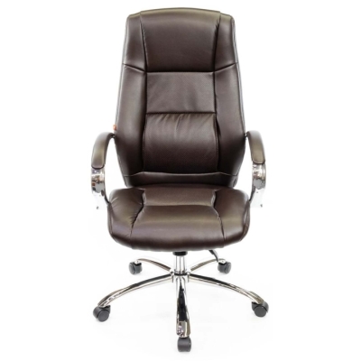 Кресло АКЛАС Оран CH ANF (PU Темно-коричневый)
