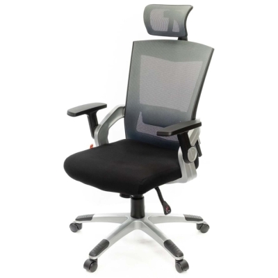 Кресло АКЛАС Прима PL HR ANF (Черный/Серый)