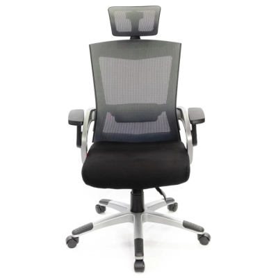 Кресло АКЛАС Прима PL HR ANF (Черный/Серый)