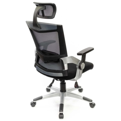 Кресло АКЛАС Прима PL HR ANF (Черный/Серый)