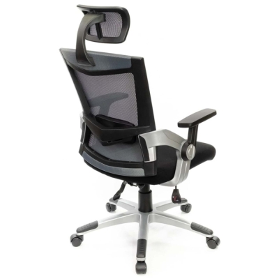 Кресло АКЛАС Прима PL HR ANF (Черный/Серый)